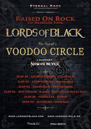 Audioengineering Touring Voodoo Circle + Lords of Black Flyer