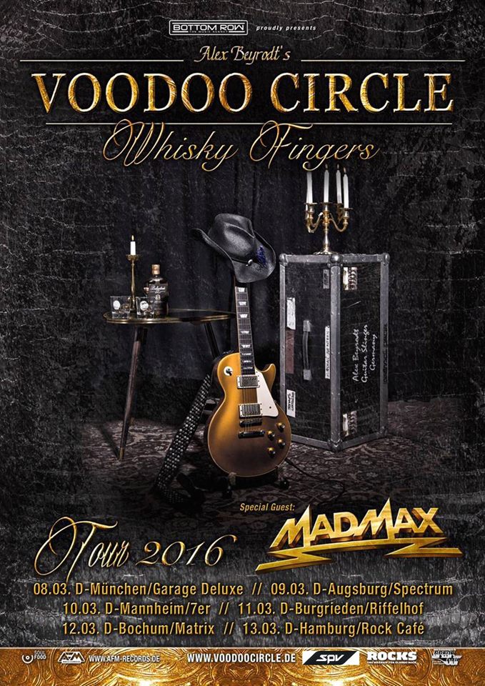 Audioengineering Touring Voodoo Circle Whisky Fingers Flyer